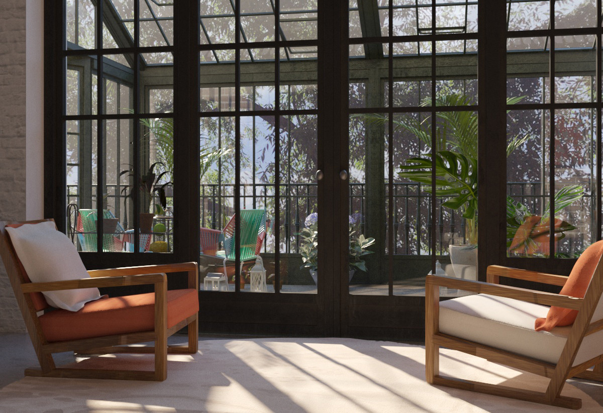 Лофт с оранжереей