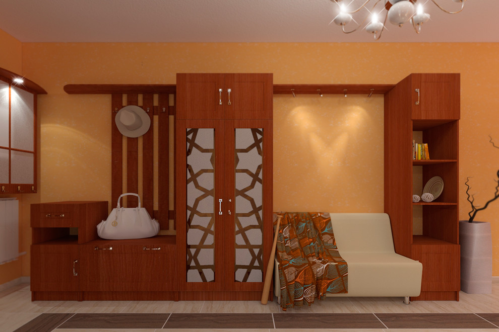 Обложка проекта: Дизайн-проект прихожей в коттедже