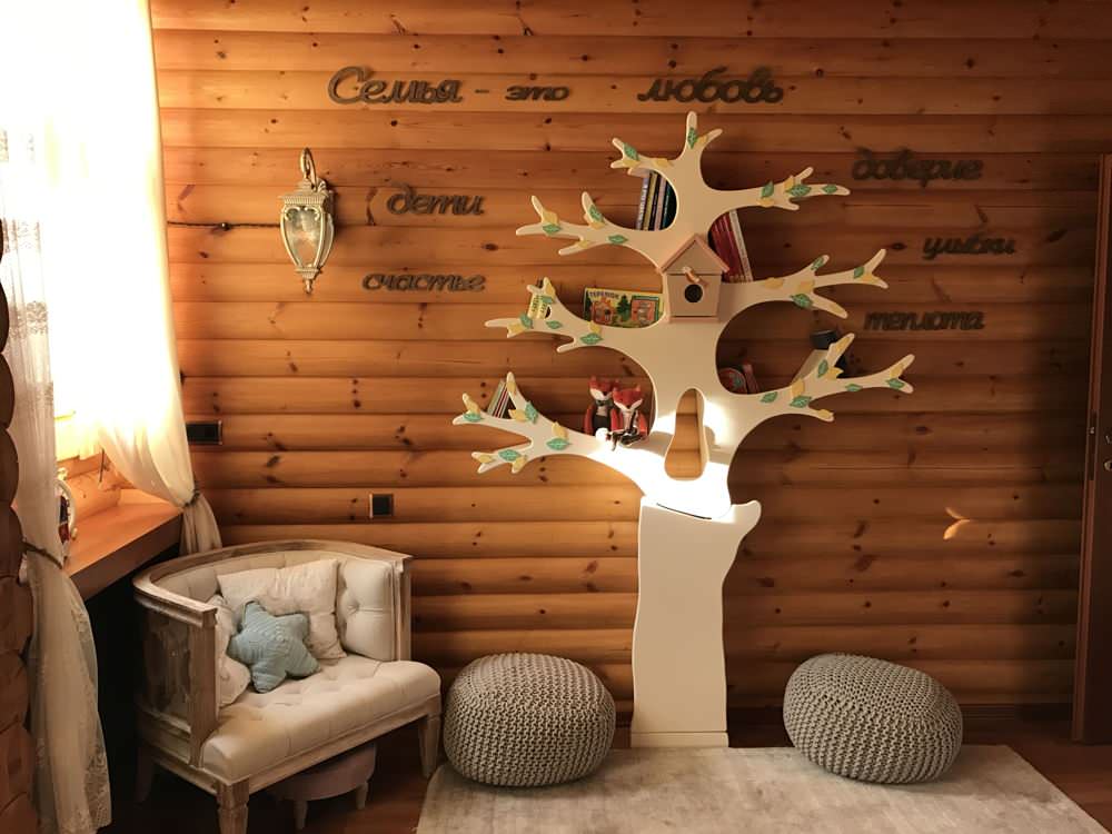 Обложка проекта: Дерево-стеллаж