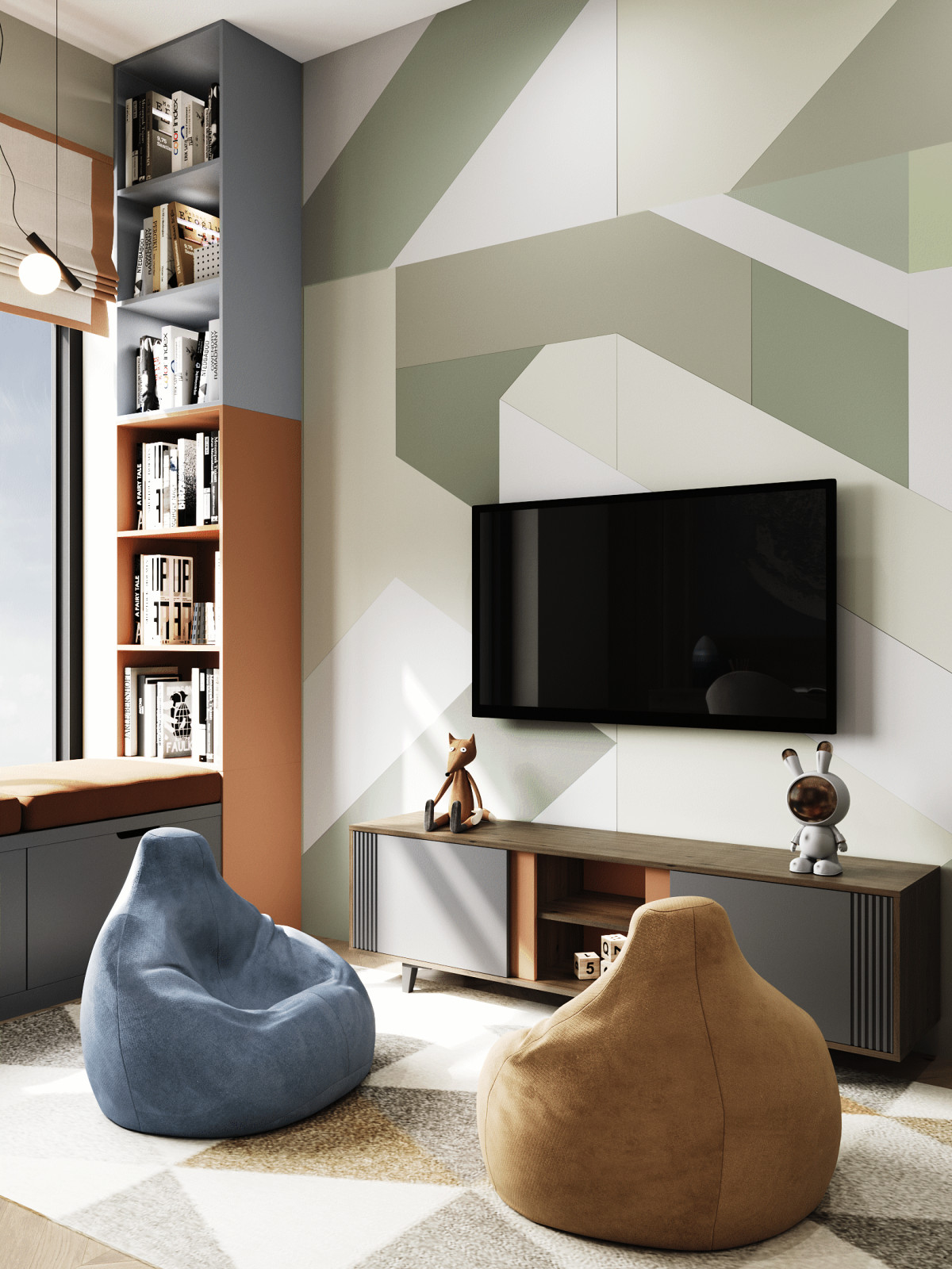 Современный интерьер на 200 кв.м.