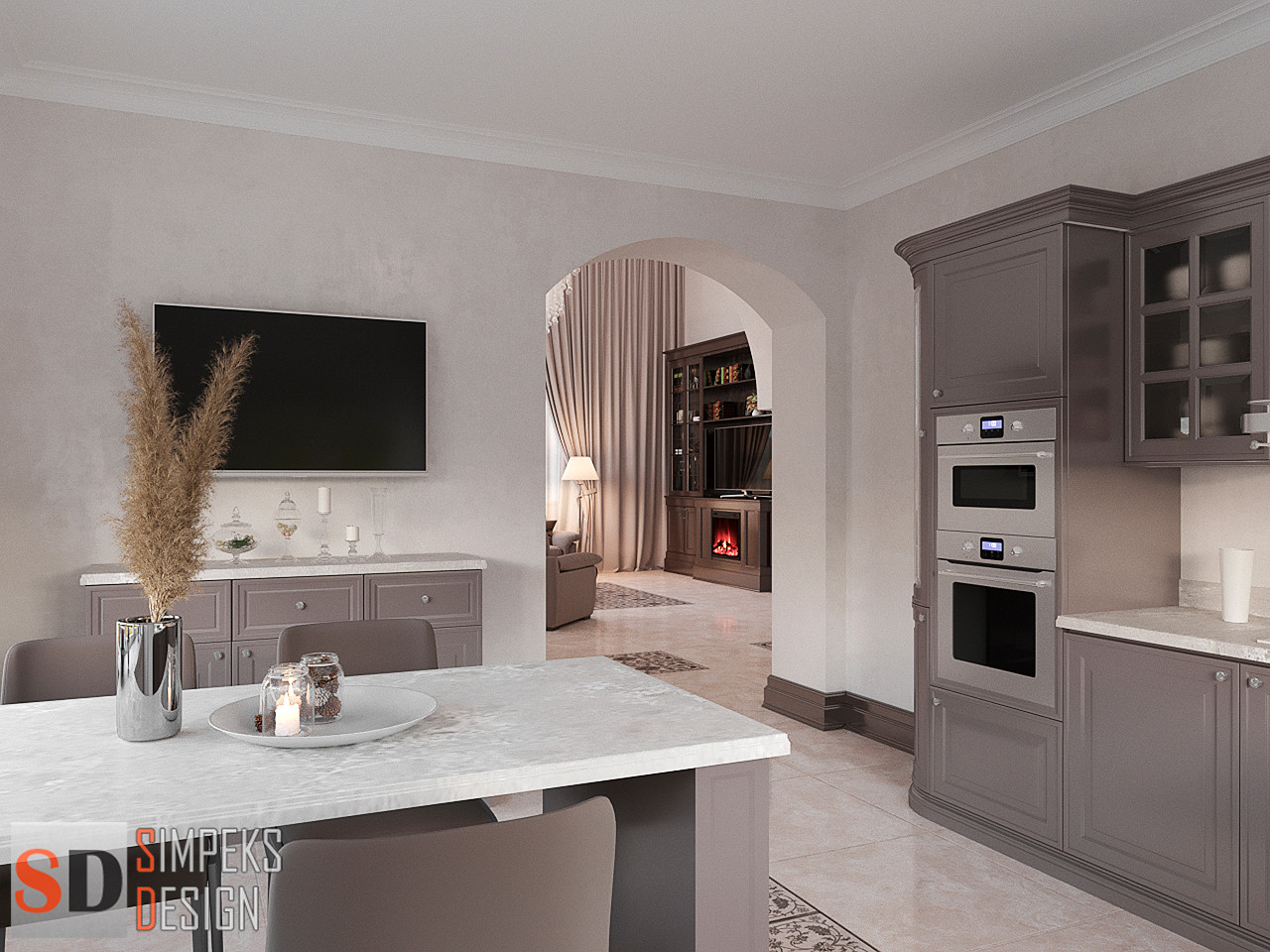 Кухня-гостиная