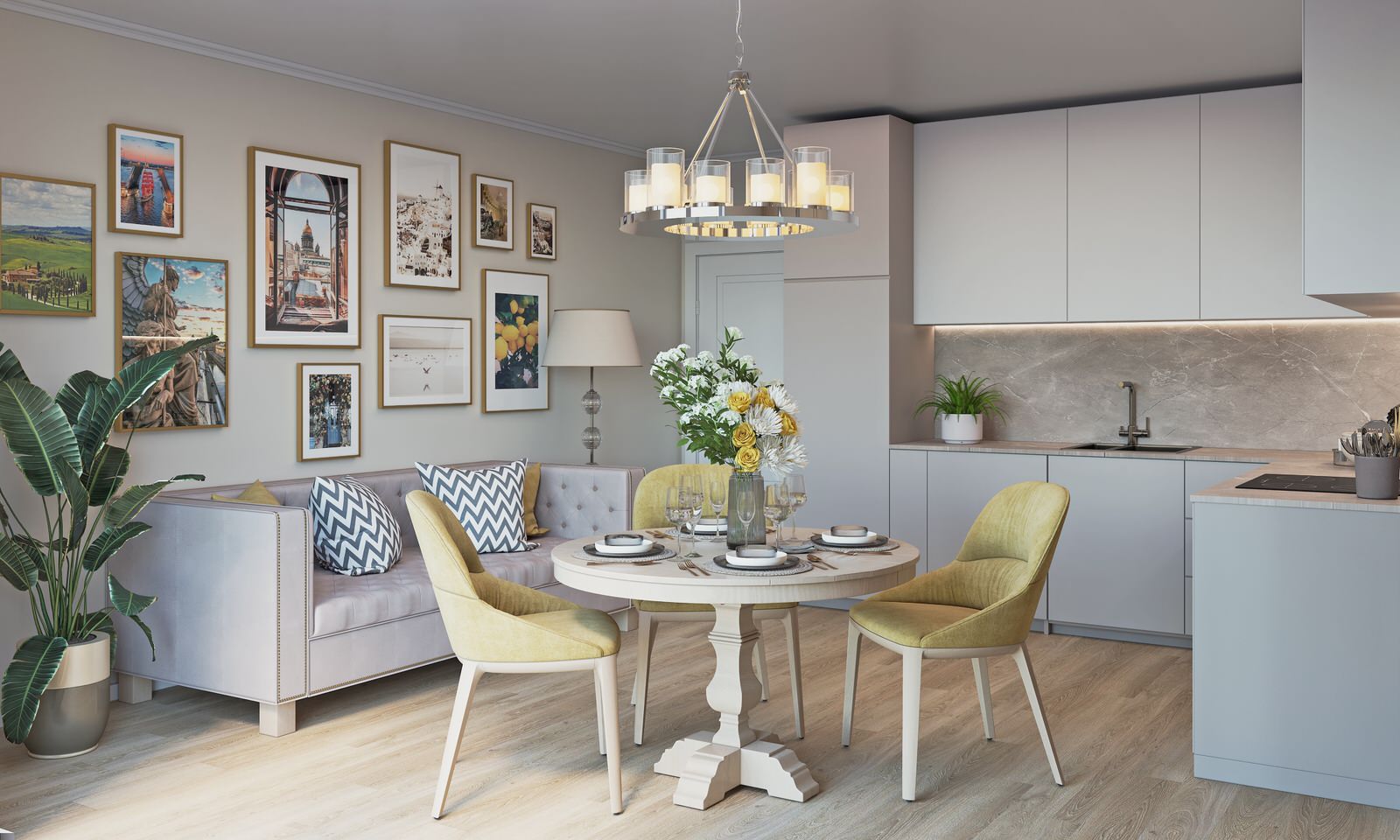 Четырехкомнатная квартира. 120м2 Омск