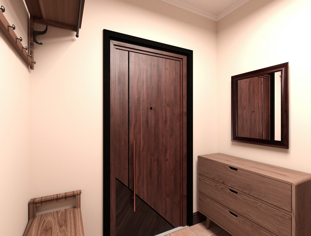 Однокомнатная квартира 34 кв.м. в трёх стилистических решениях.