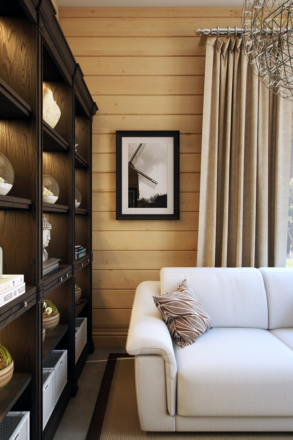 Коттедж из бруса в Москве