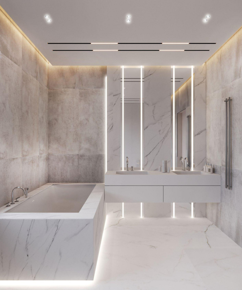 Просторный дом в светлых оттенках