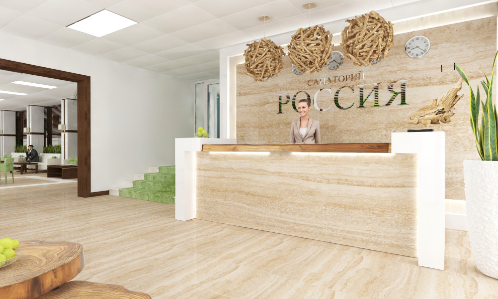 Санаторий (общественные зоны и типовой номер), г. Ялта