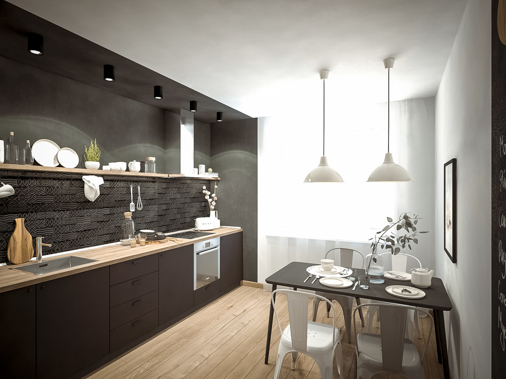 Смелая контрастная квартира