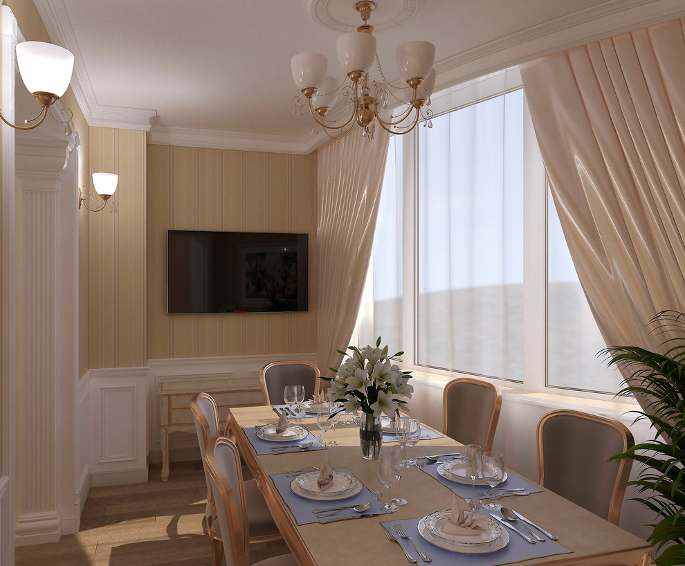 Квартира с бирюзовой спальней