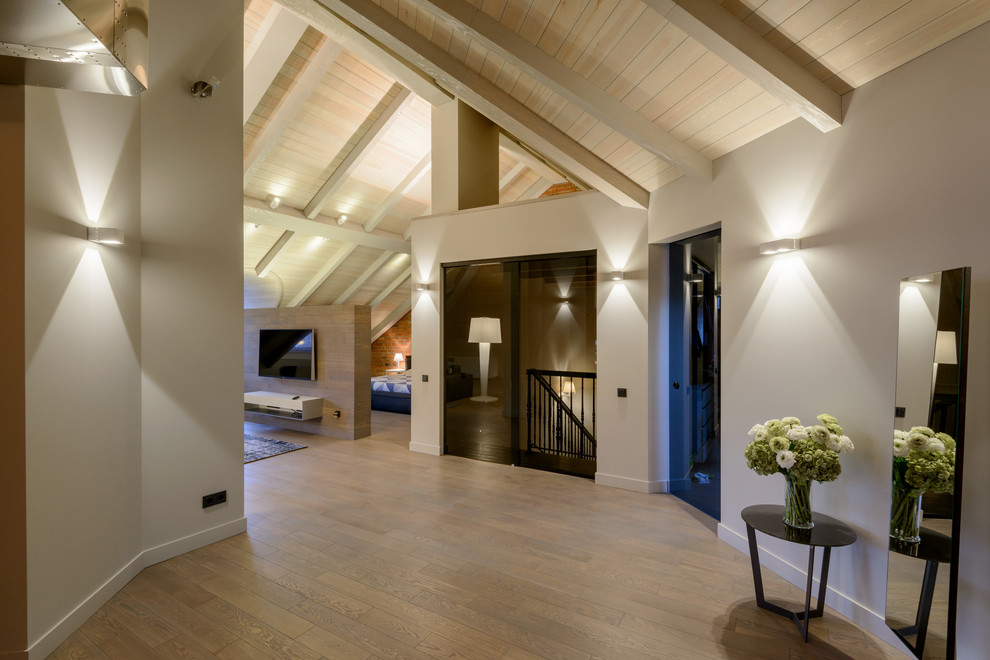 Оформление мансарды