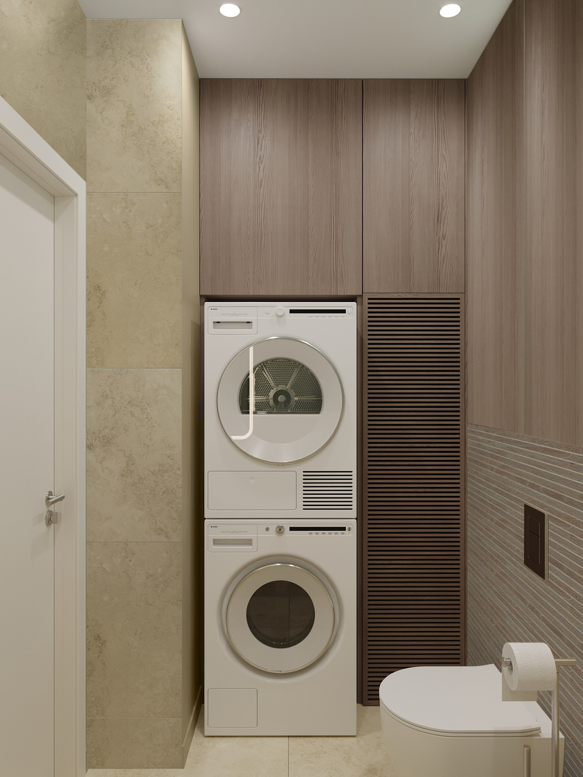 ЖК «Ultra City», квартира в стиле современный минимализм в теплой светлой гамме