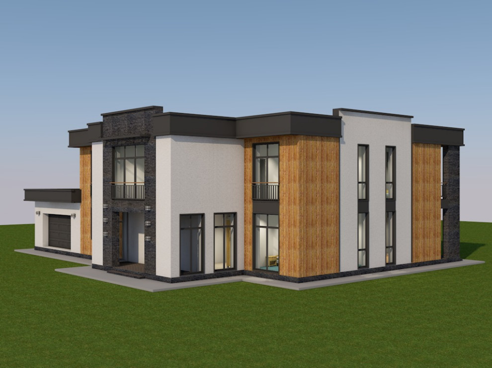 24-019 Двухэтажный жилой дом площадью 350 м2