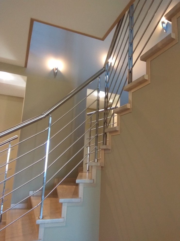 Облицовка дуб массив + ограждение R5 (Италия)