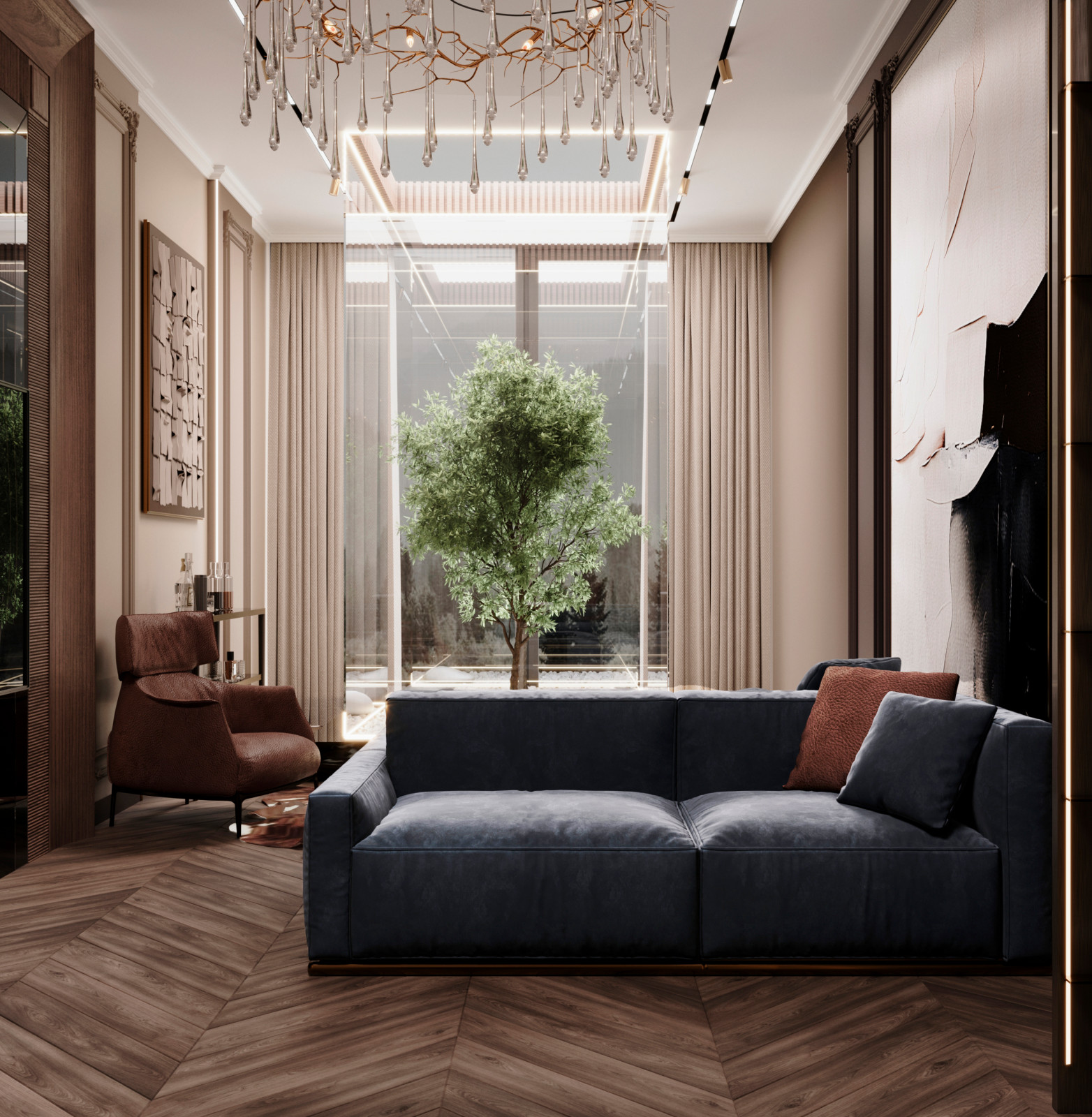 Дом для семьи с двумя детьми