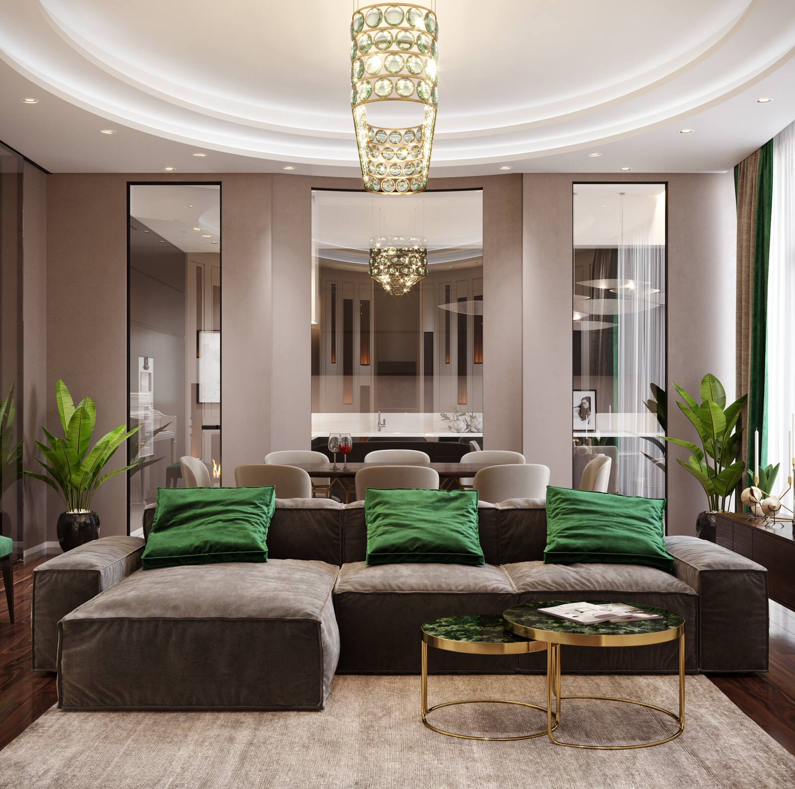 Модульные пуховые диваны