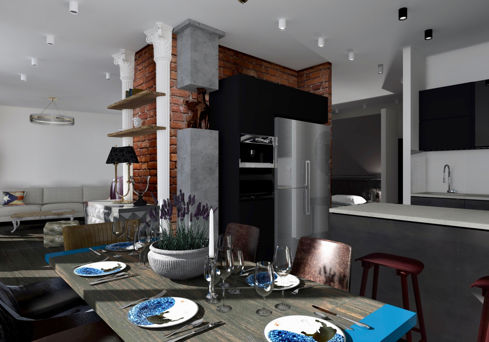 Студия 70м2 LOFT IN JAZZ в ЖК JAZZ Квартал