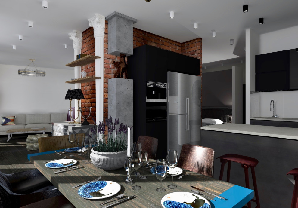 Студия 70м2 LOFT IN JAZZ в ЖК JAZZ Квартал