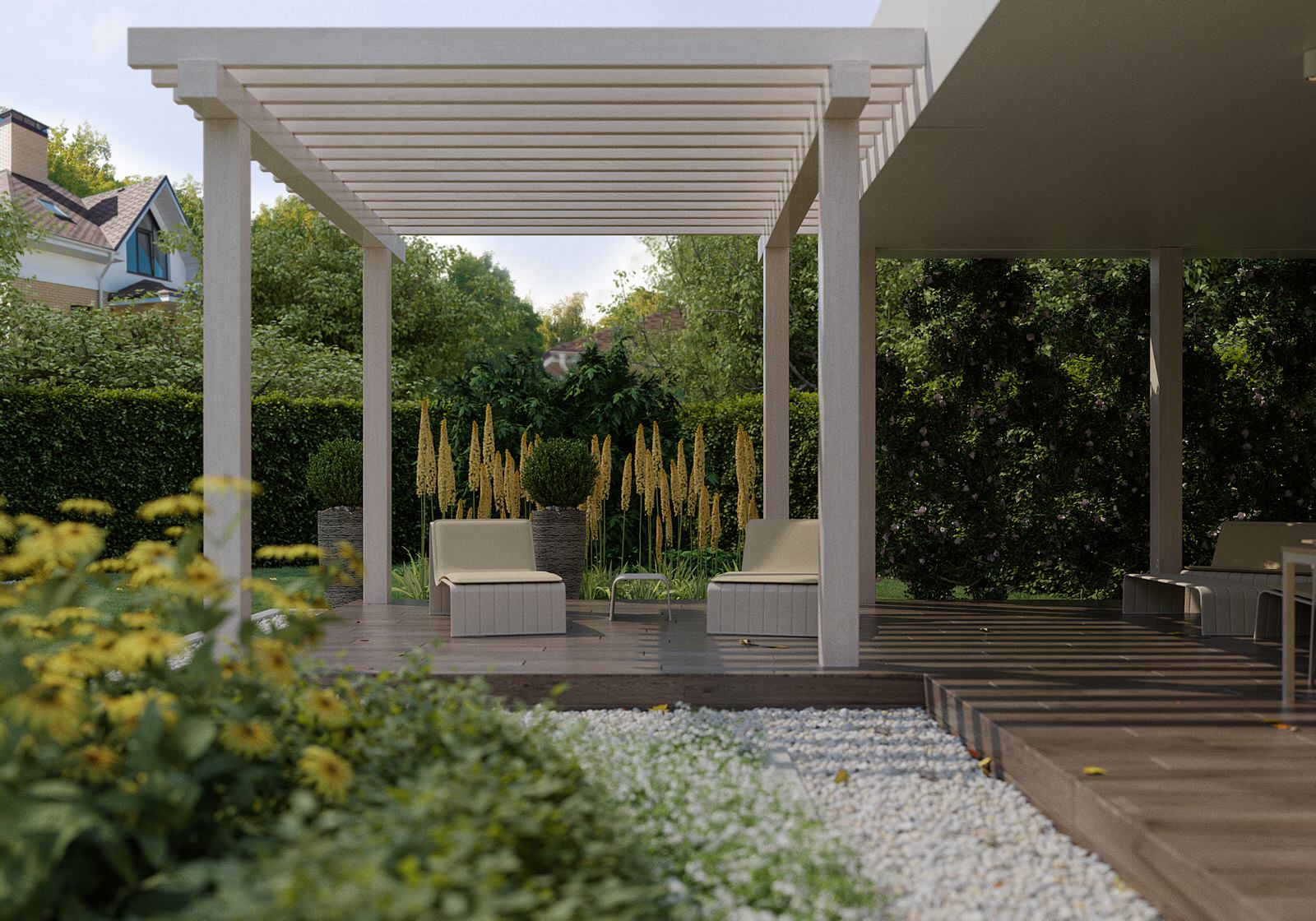 Проект благоустройства и ландшафтного оформления участка