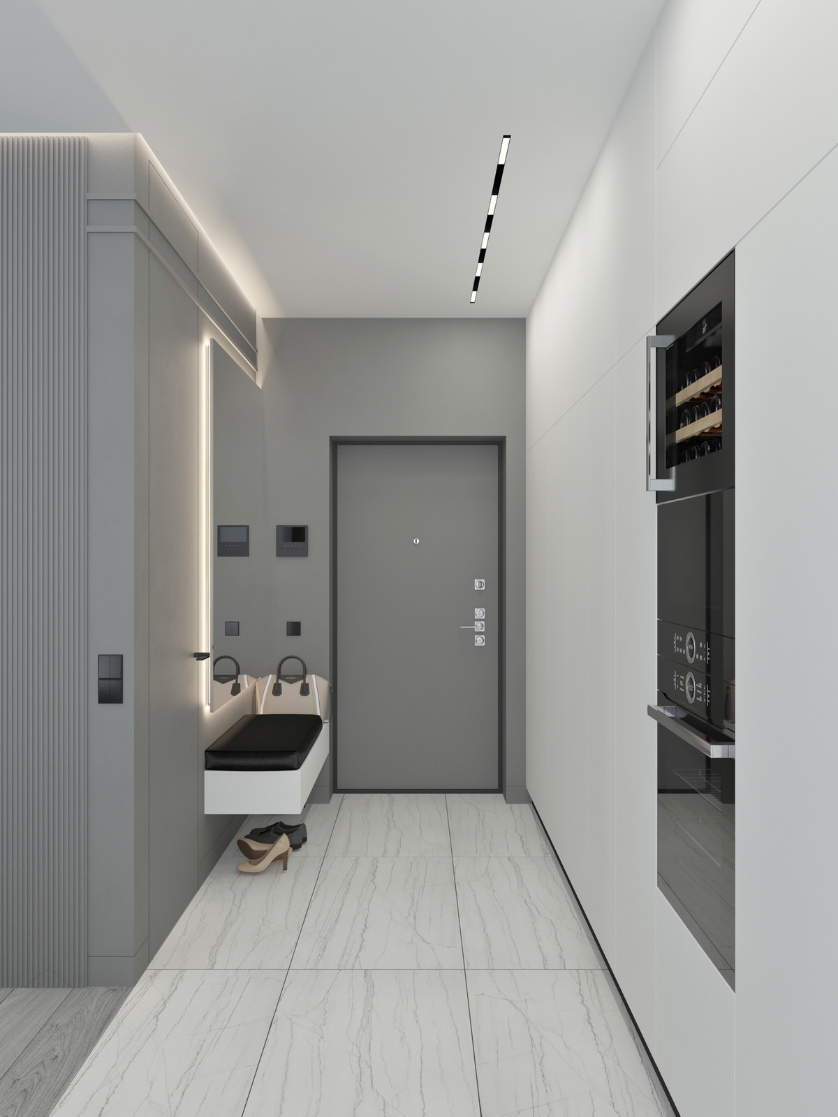 2-х комнатная квартира в современном стиле для молодой семьи