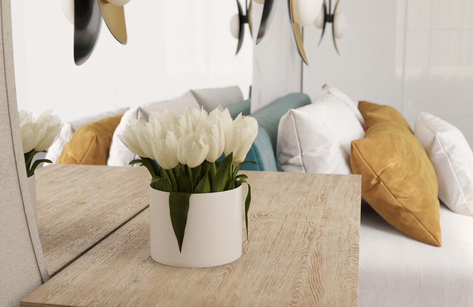 Квартира с изумрудным акцентом