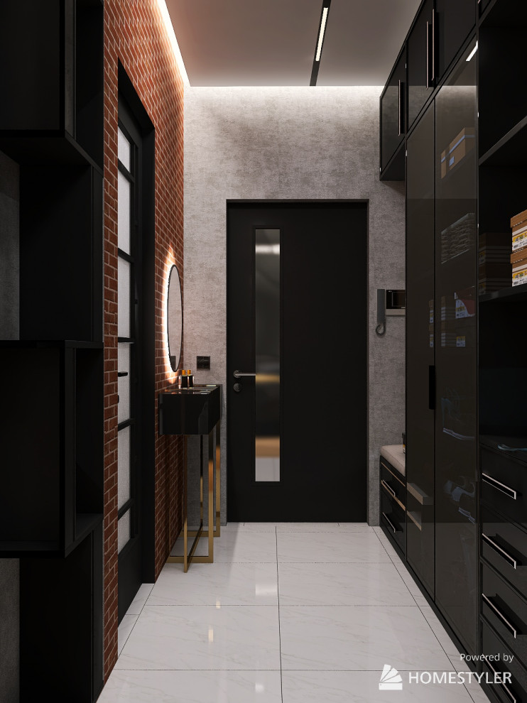 Проект однокомнатной квартиры 45м2