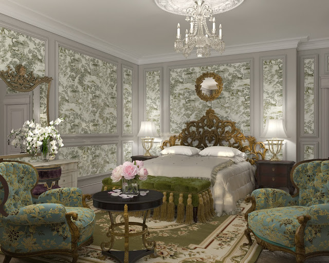 Interior design of Lux apartments of the Bariatinsky Palace