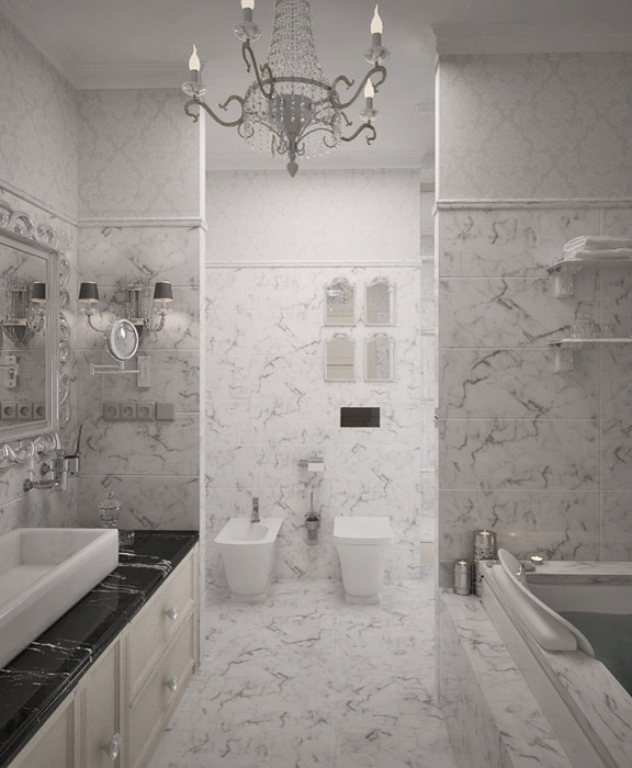 Квартира ЖК Аэробус, санузел матери