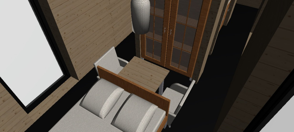 МИНИ СТОЛОВАЯ И СПАЛЬНЯ.