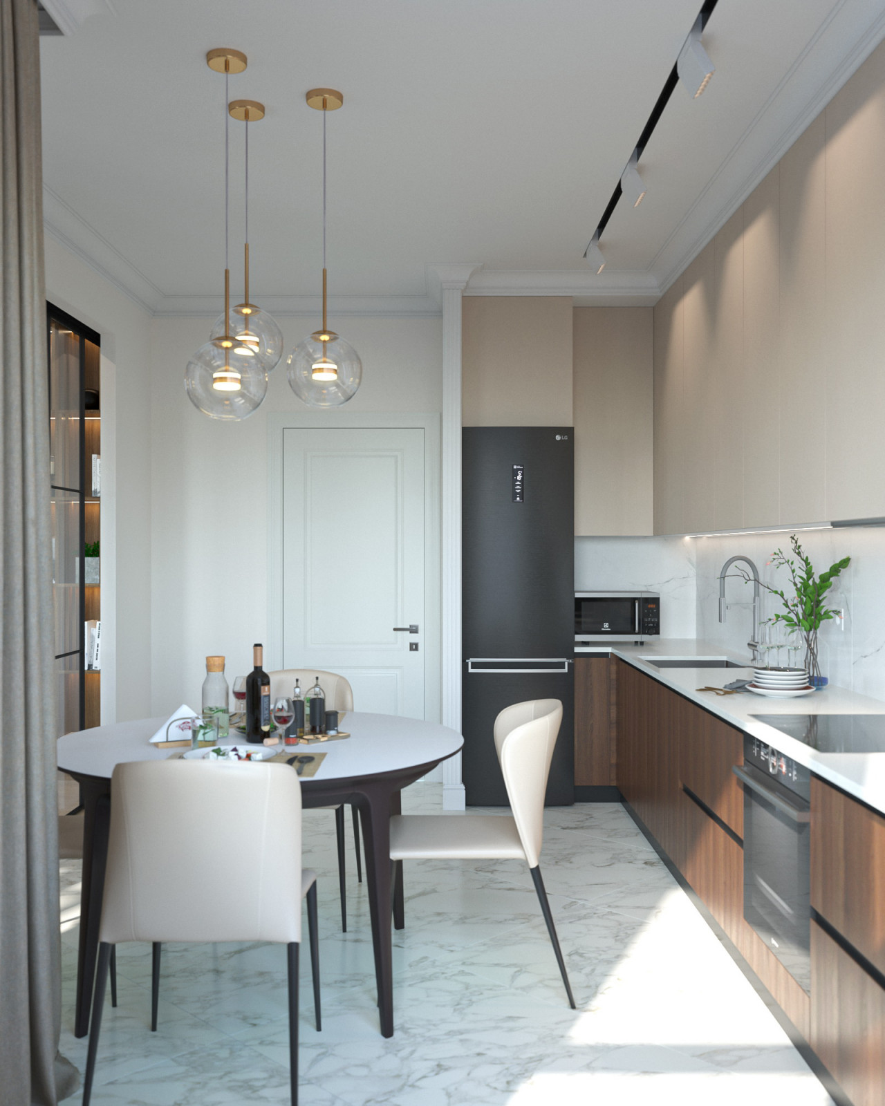 Интерьер квартиры в природной гамме