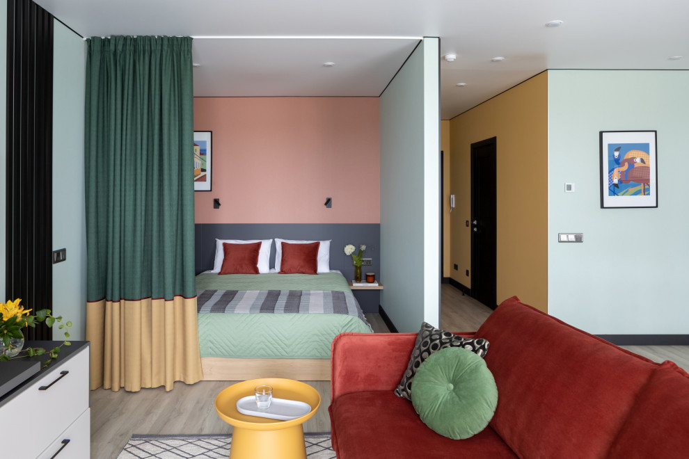 Яркие апартаменты для краткосрочной аренды