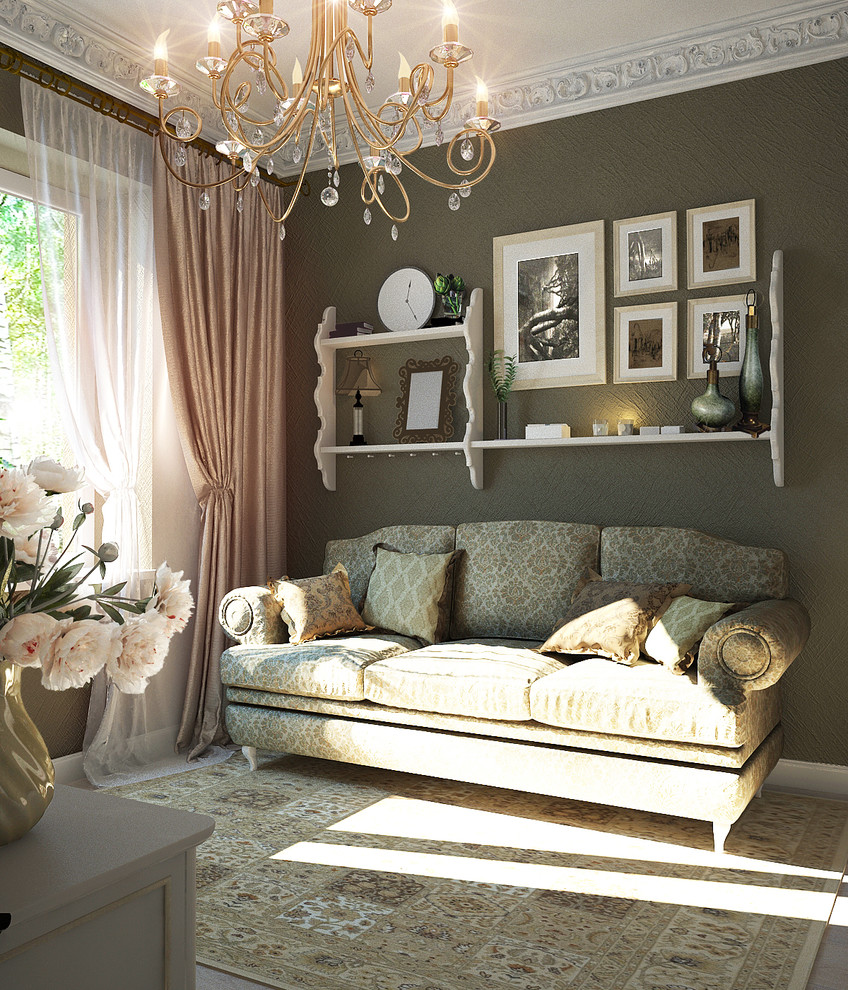 Дом для дружной семьи с тремя детьми в классическом стиле.