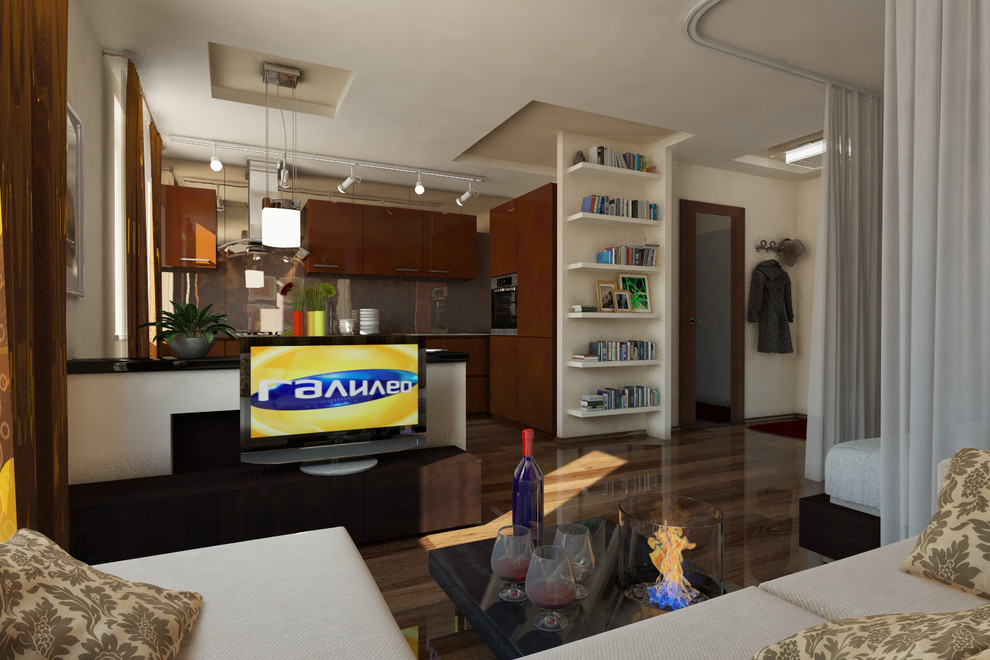 Дизайн проект квартиры студии