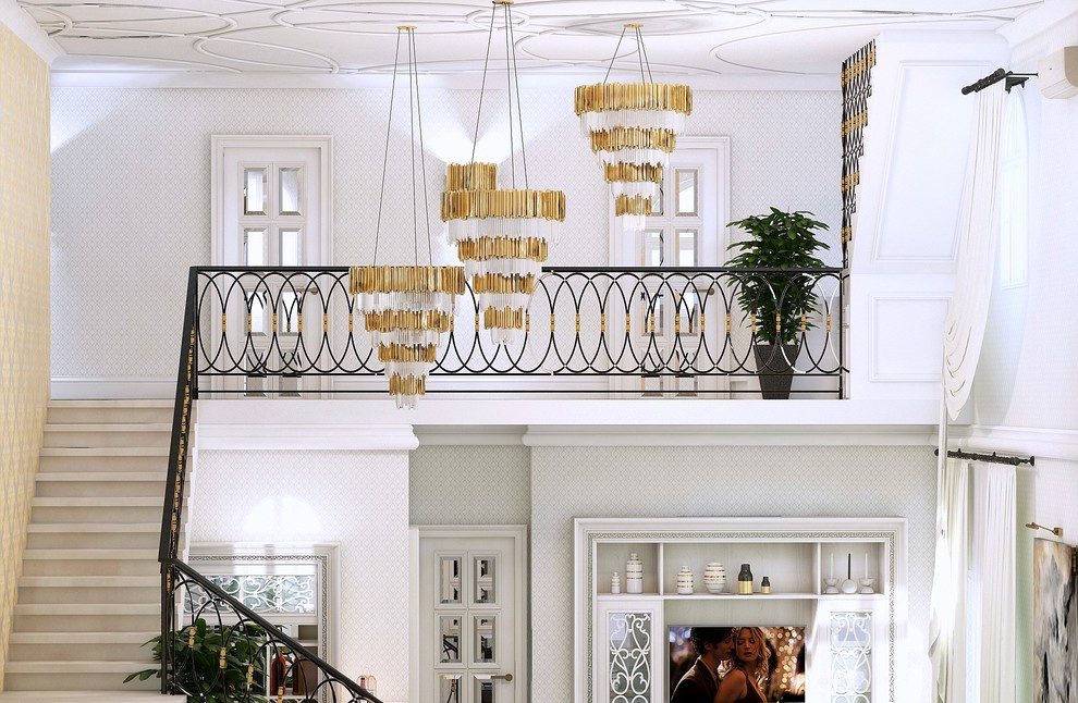 Гостиная в частном доме