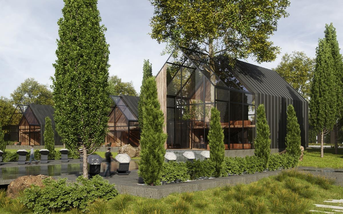 Обложка проекта: Загородный клуб, Barn House