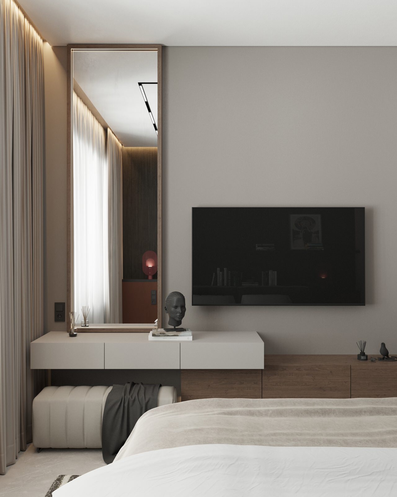 КП Первозванный 1, гостиная (вариант 2)