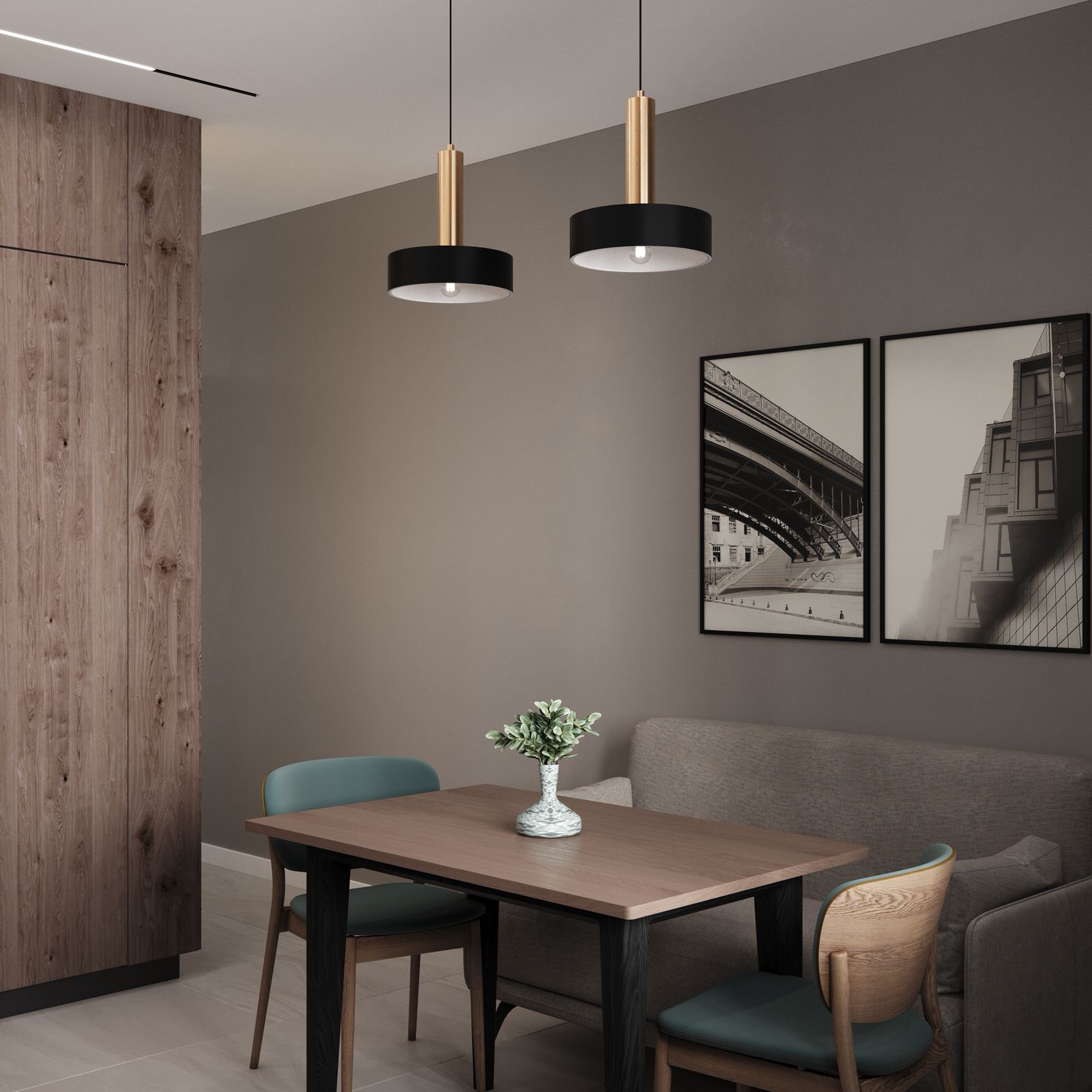 Квартира для семьи из четырех человек.