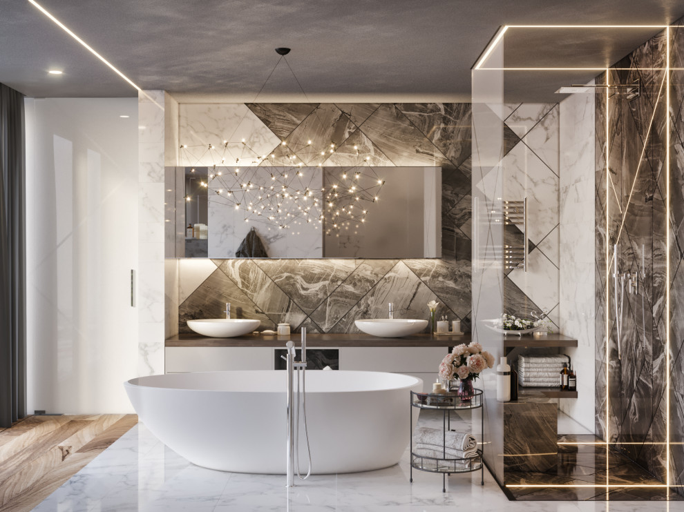 Apartments in the skyscraper «OKO»