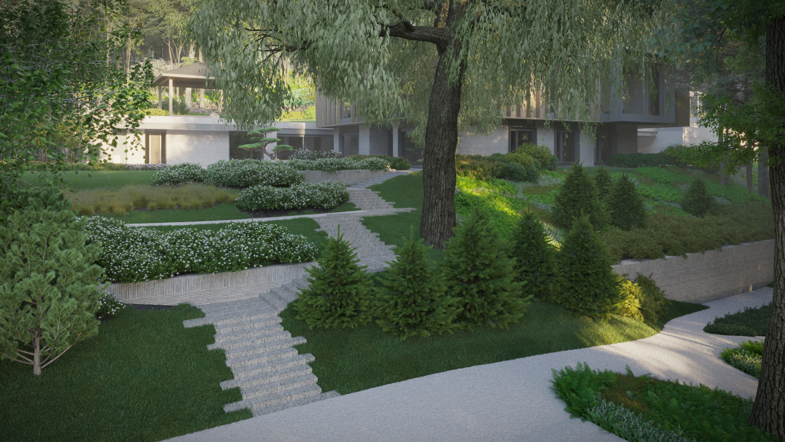 Сад на склоне. 5 Га 2020 г