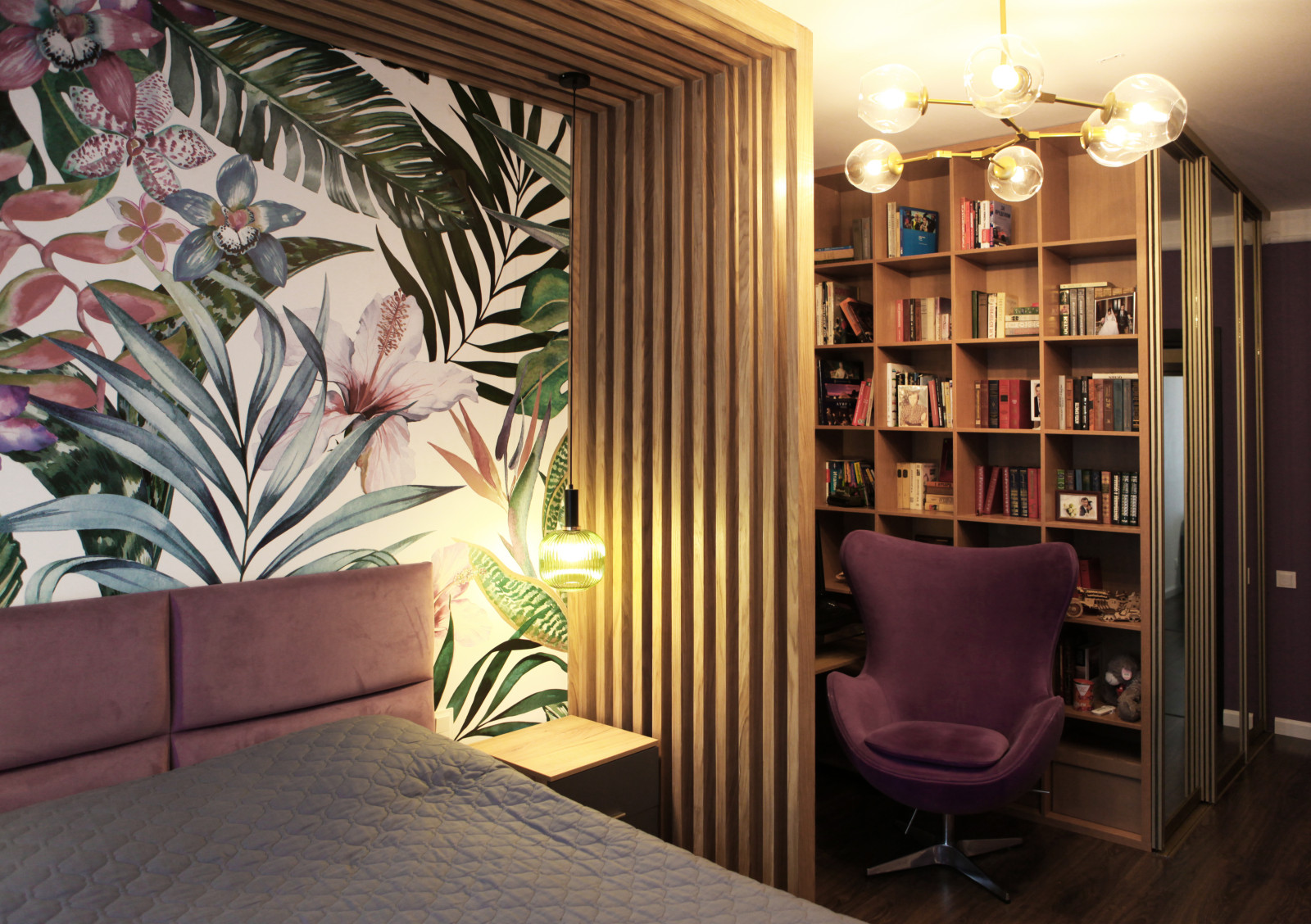 Квартира в насыщенных тонах в ЖК "Палацио"