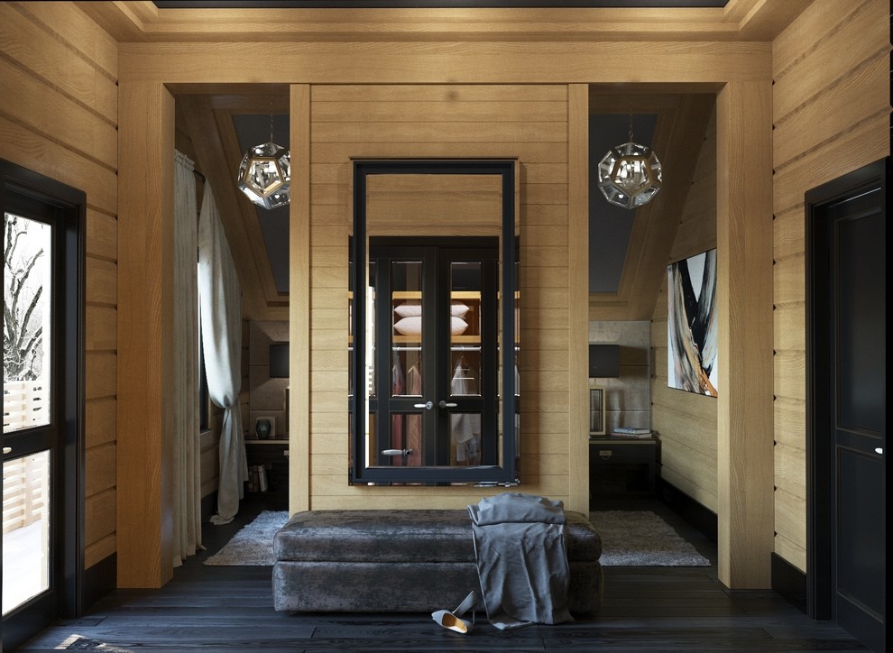 Дом элементами современного шале