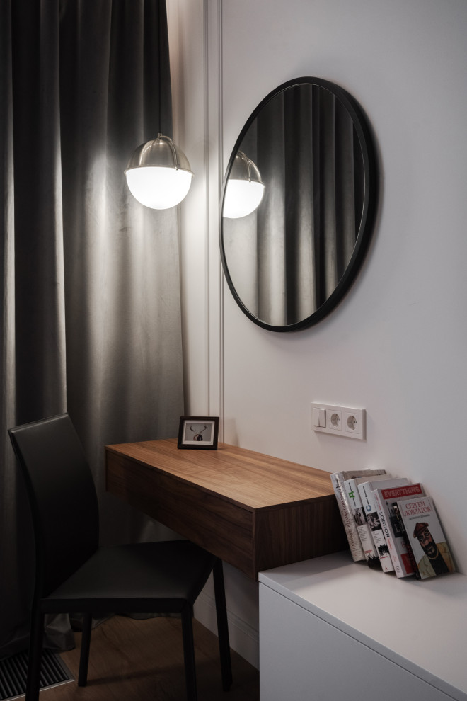 Просторная квартира в серых цветах