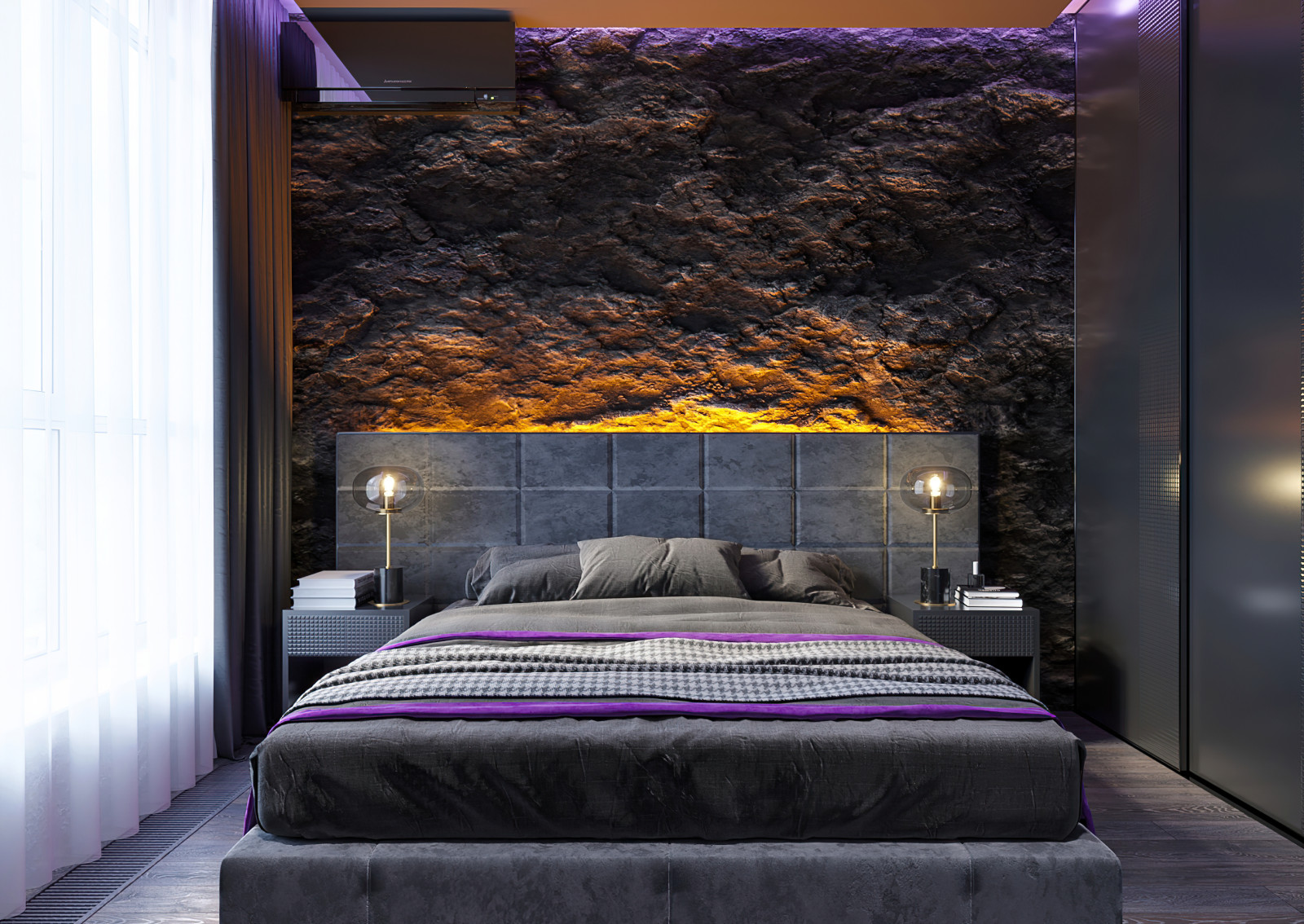 3D визуализация. Квартира в Москве, 73 м2