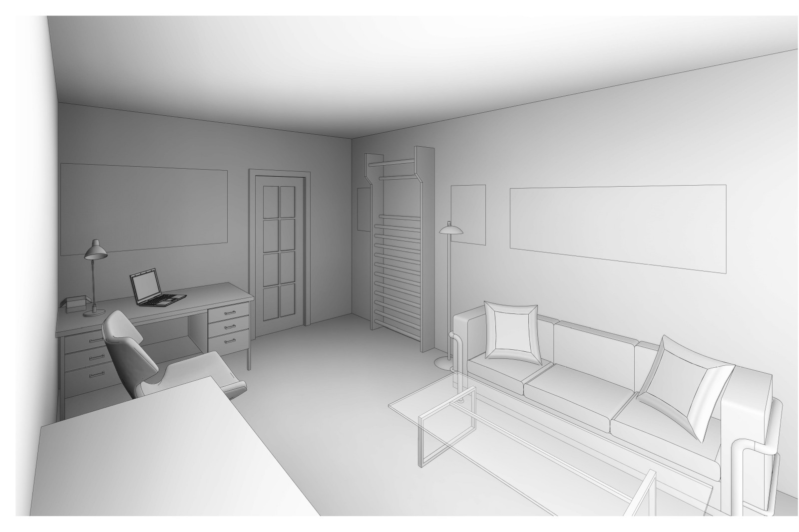 Квартира для холостяка. Москва.