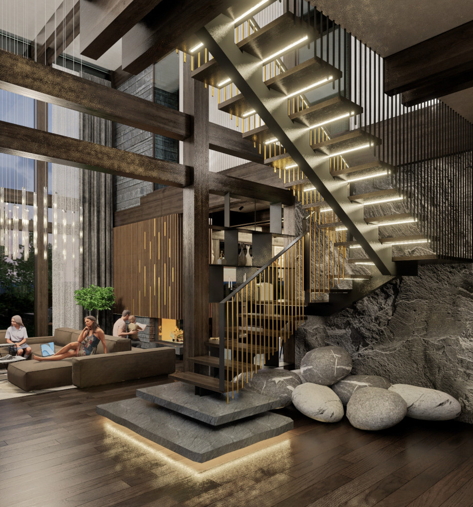 Living room/Stair hall (Forest line)