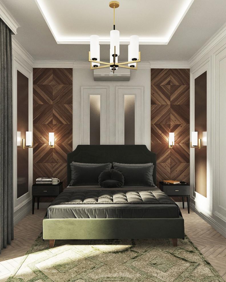 Двухэтажный дом в современной классике