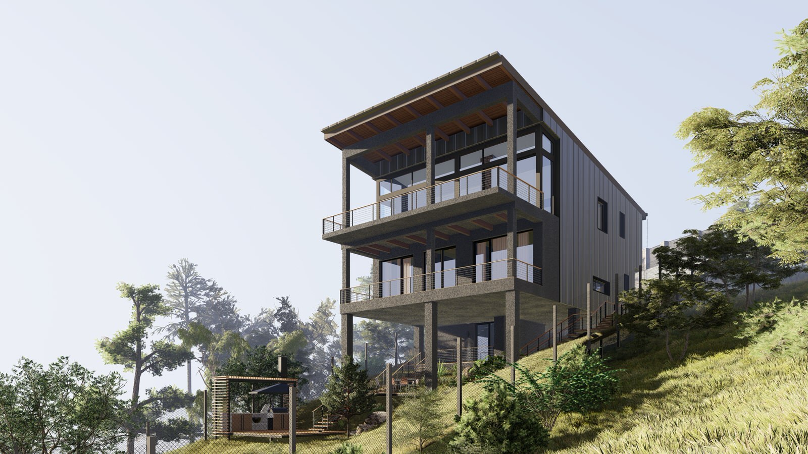 Limani House. Дом в стиле шале в Крыму