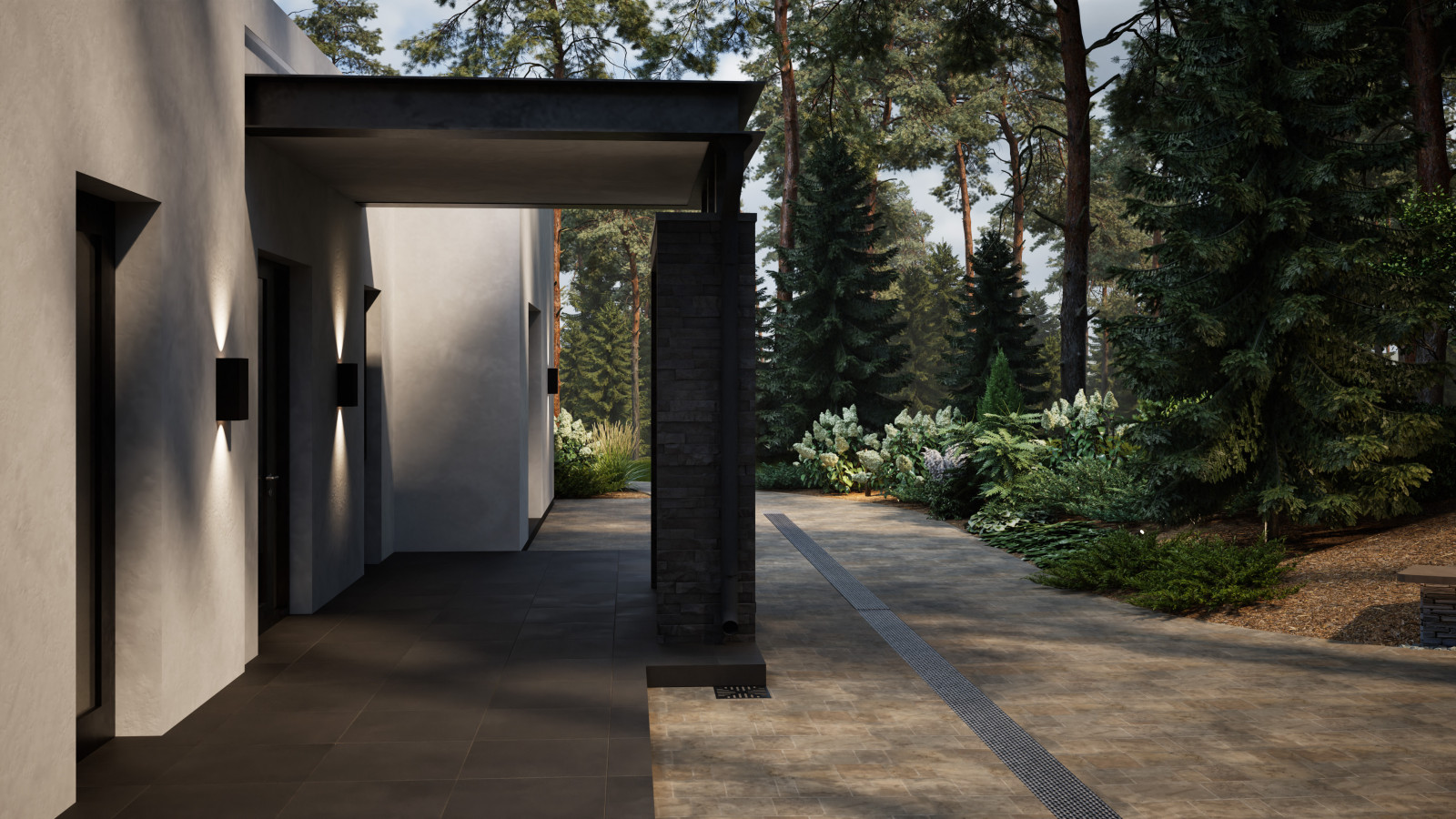 Обложка проекта: Лесной сад в поселке Урман