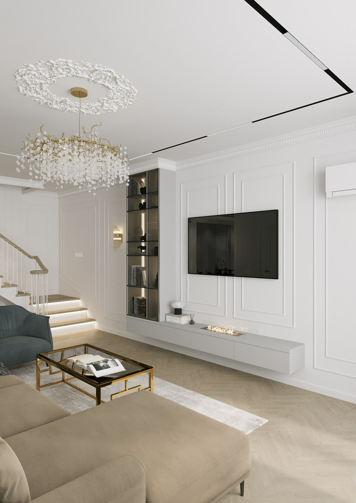 Обложка проекта: Двухуровневая квартира 120 кв.м.