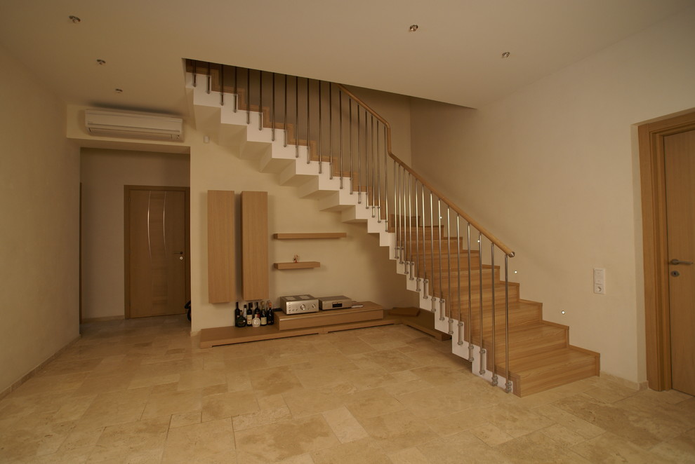 Интерьерные лестницы. Облицовка лестницы из бетона (2015)