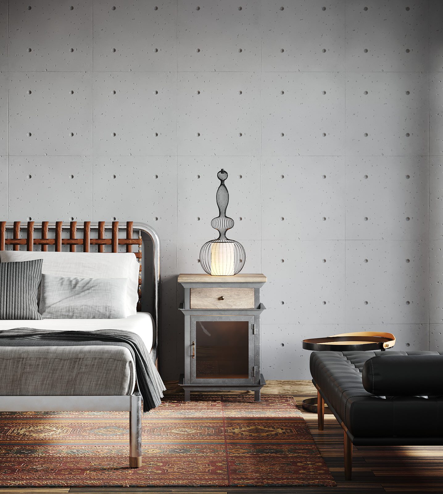 Спальня для молодого мужчины