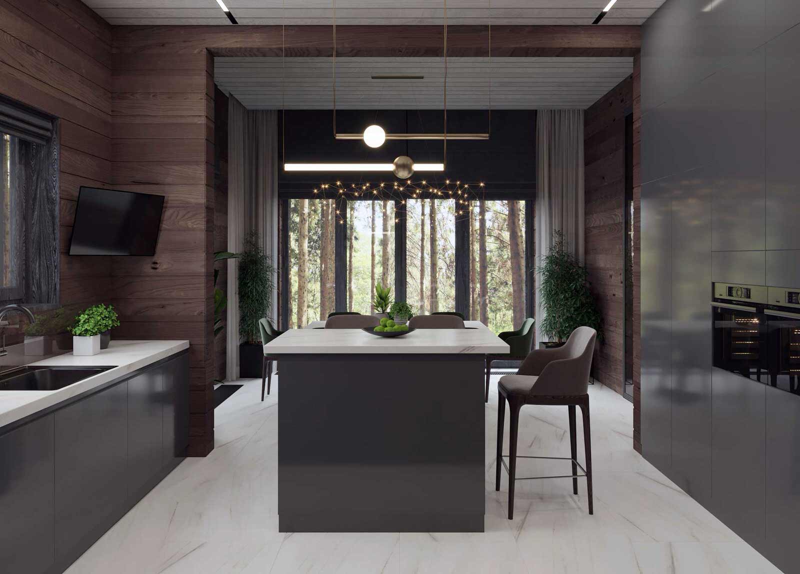 Обложка проекта: Коттедж из клееного бруса